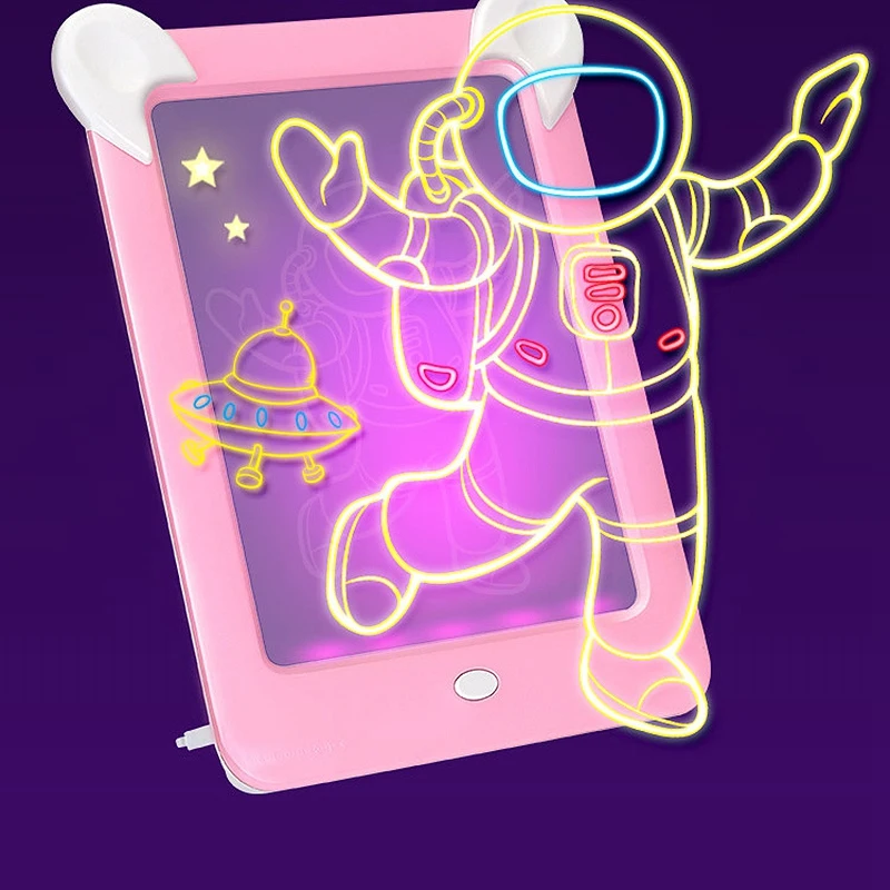 Акция! Волшебная доска для рисования детей и взрослых 3D светодиодный знак панель