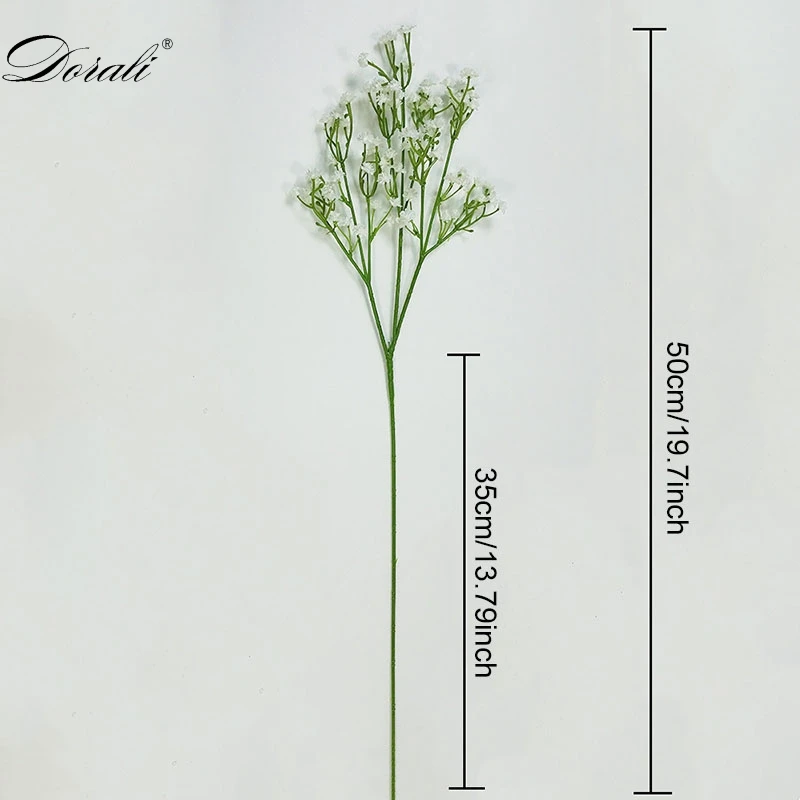 1 шт. белый цветок дыхания Искусственные Поддельные Gypsophila DIY Цветочные букеты
