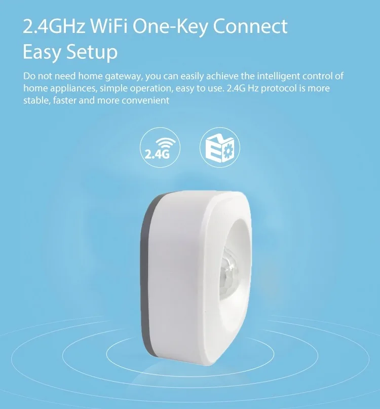 Датчик человеческого тела Zigbee Wi-Fi беспроводной умный датчик движения
