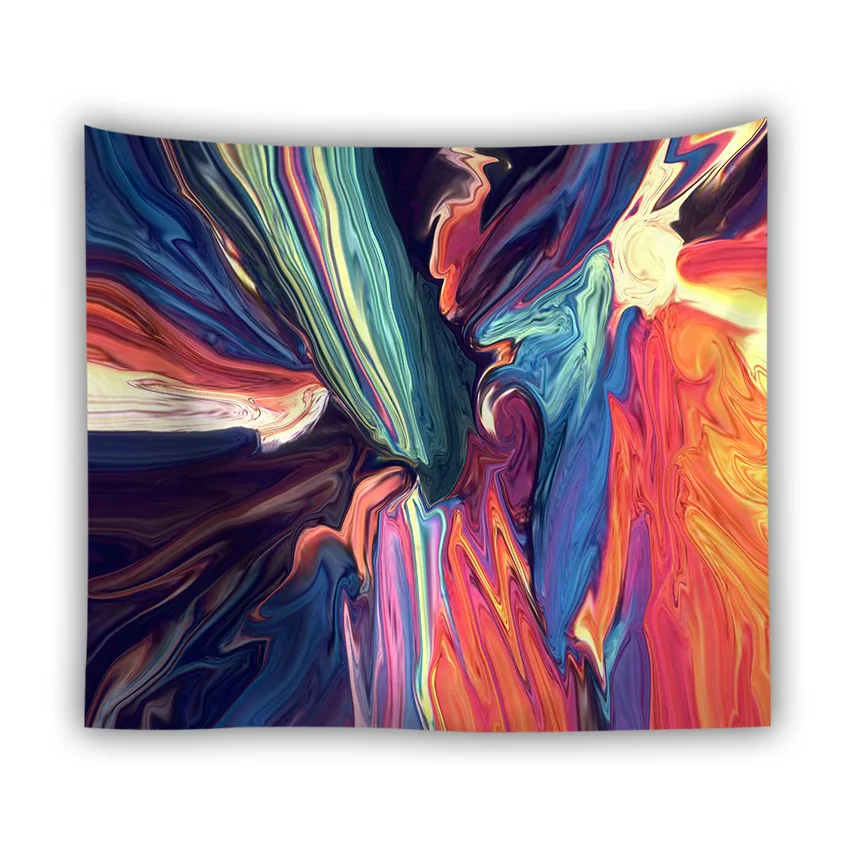 Картина маслом городской пейзаж гобелен настенный декоративный фон для