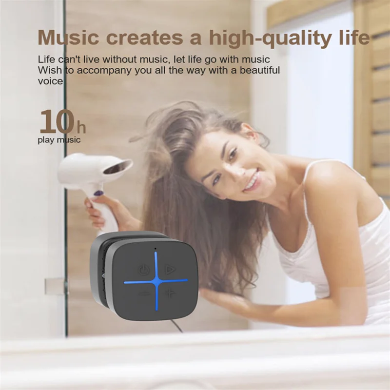 Беспроводной аудиоплеер для душа водонепроницаемый Bluetooth-совместимый 5 0 динамик