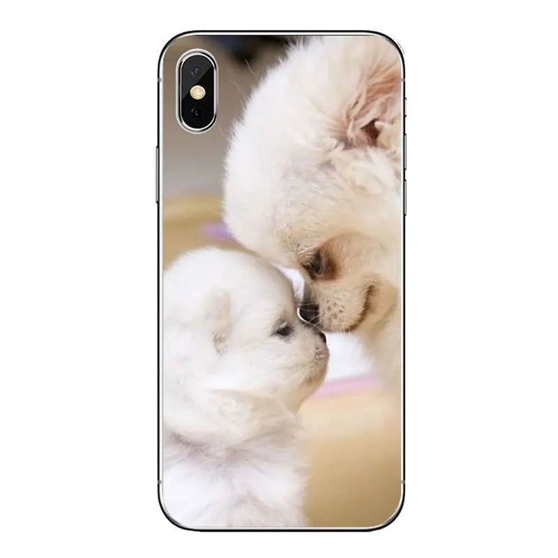 Мягкий прозрачный просвечивающийся чехол Чехлы шпиц собаки для Xiaomi Redmi 4x S2 3S Note 3 4