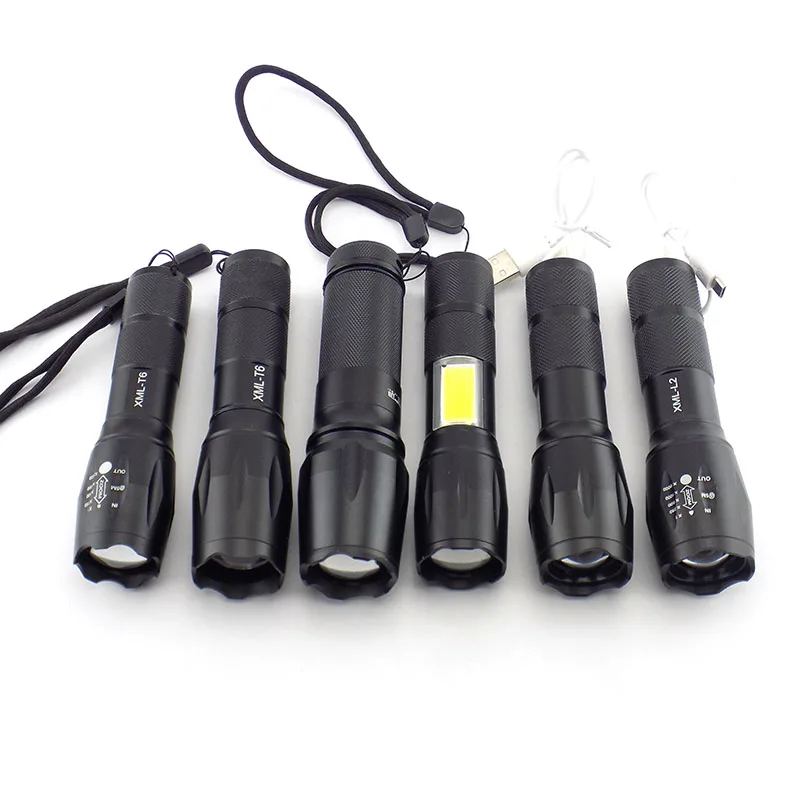 

super bright T6 L2 Led Flashlight torcia torchlight 18650 AAA battery usb tactical Flash light Torch lamp lanterna For campingR1