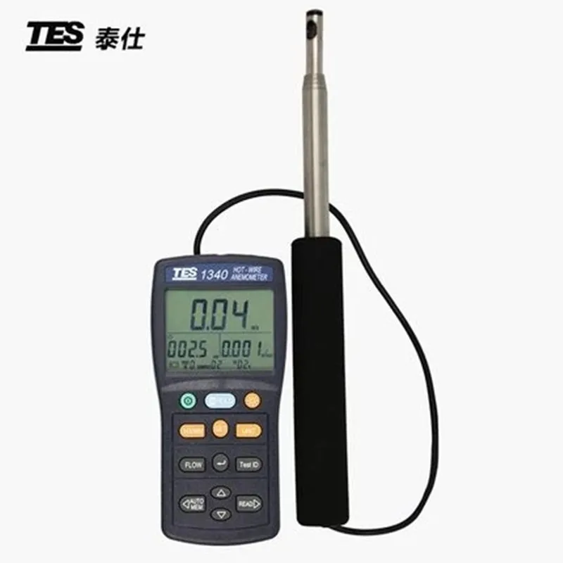 TES-1341 горячий провод термоанемометр HVAC воздушный поток USB-тип | Инструменты