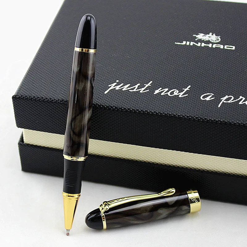 JINHAO x450 матовая шероховатая поверхность Черная Ручка-роллер высокое качество роскошные офисные школьные канцелярские принадлежности материал металлические принадлежности