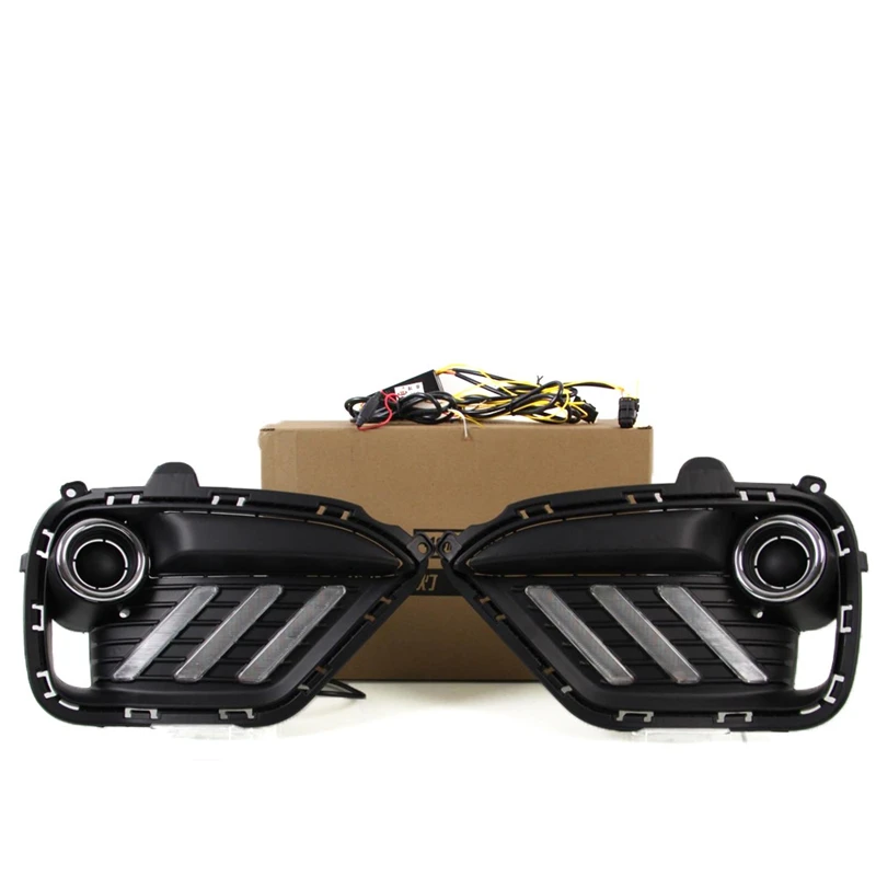 

2Pcs For 2016-2017 Kia K2 Daytime Running Light Front Fog Light Retrofit LED Daytime Running Light