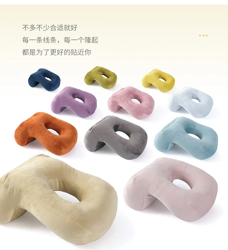 Многофункциональная однотонная подушка из пены с эффектом памяти медленно