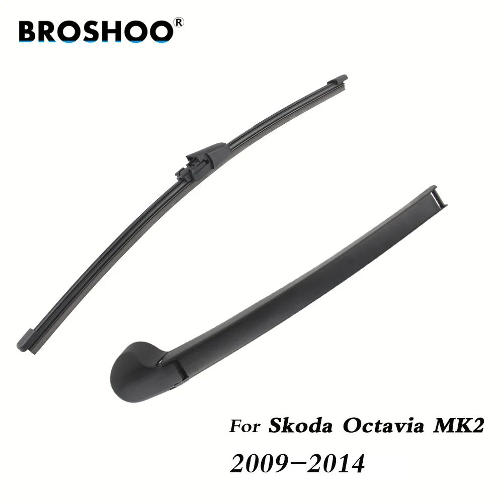 

BROSHOO Car Rear Wiper Blade Blades Back Windscreen Wiper Arm For Skoda Octavia MK2 Hatchback (2009-2014) 405mm,Car Styling