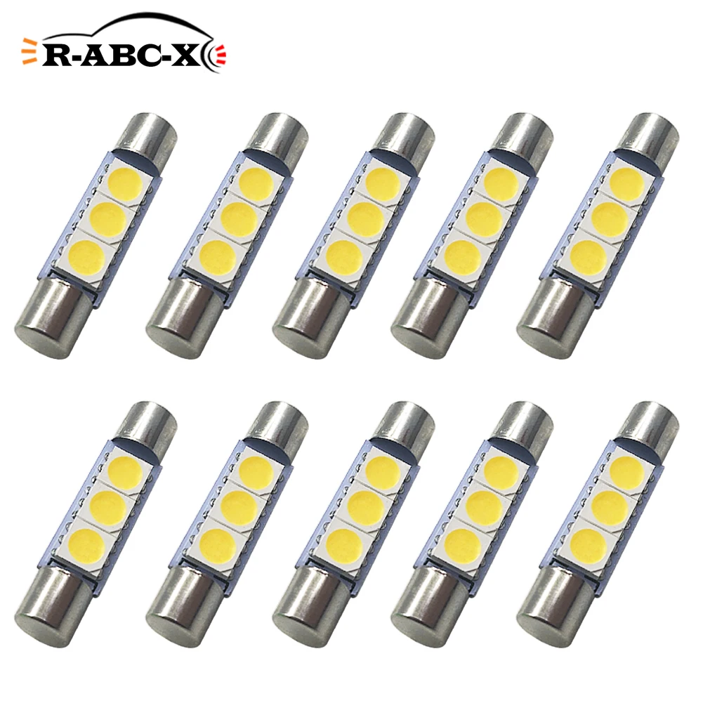 10 шт х гирлянда теплый белый Сине голубой цвет 3 SMD 5050 солнцезащитный козырек