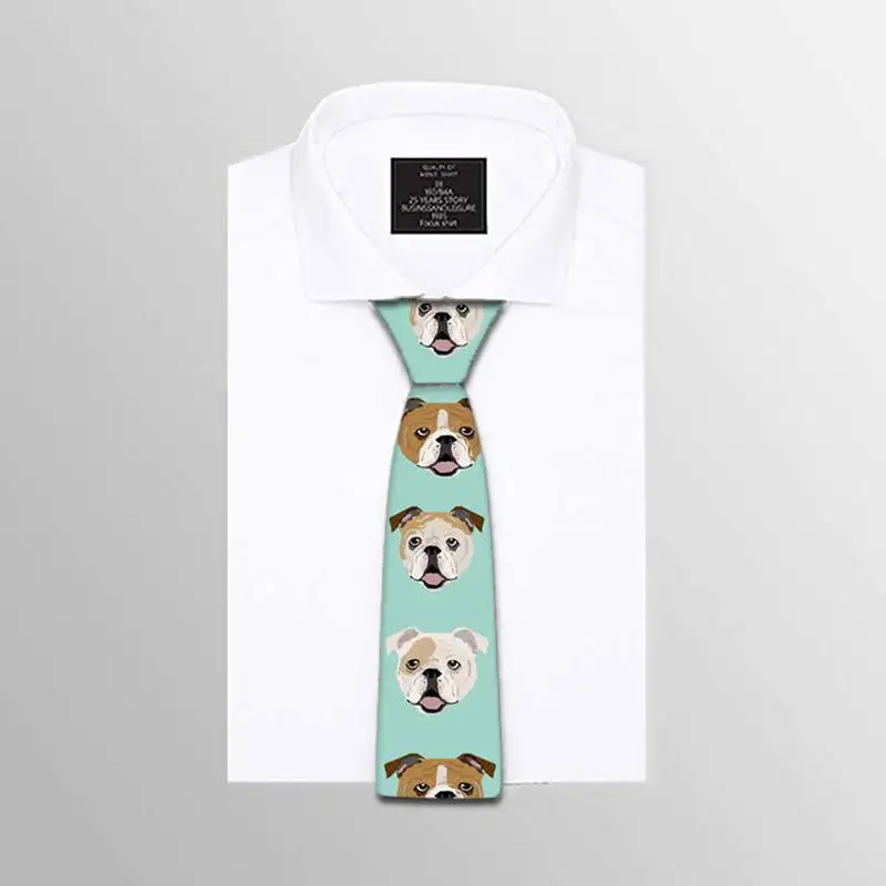 Галстуки с русалочкой для мужчин, Модные Узкие классические галстуки с принтом длиной 8 см, аксессуары для вечеринок и бизнеса