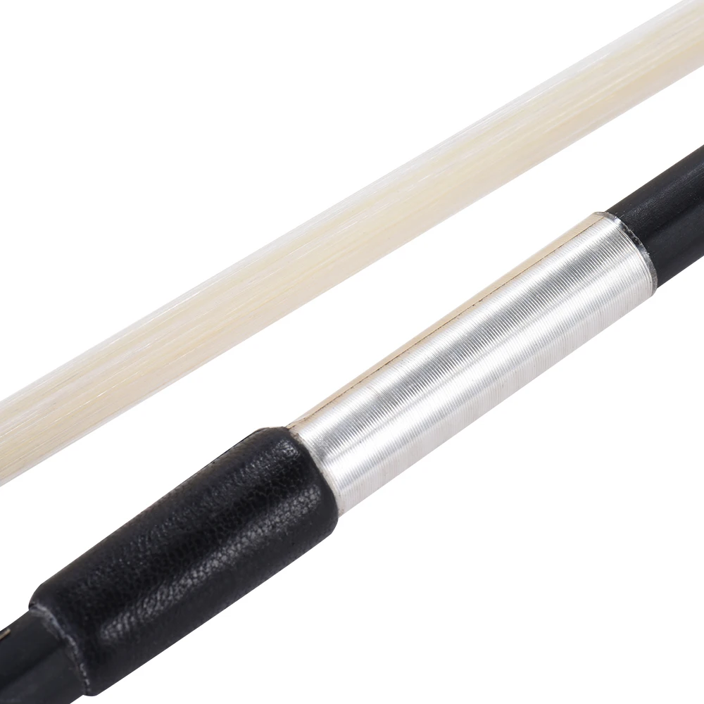 

Well Balanced Carbon Fiber 4/4 Violin Fiddle Bow Round Stick Exquisite Horsehair Ebony Frog