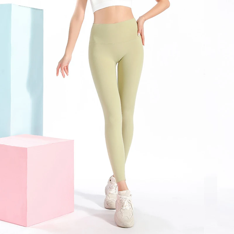 

Бесшовные леггинсы, спортивные женские штаны для йоги, Спортивная облегающая одежда с высокой талией для бега и йоги, штаны для подтяжки бед...