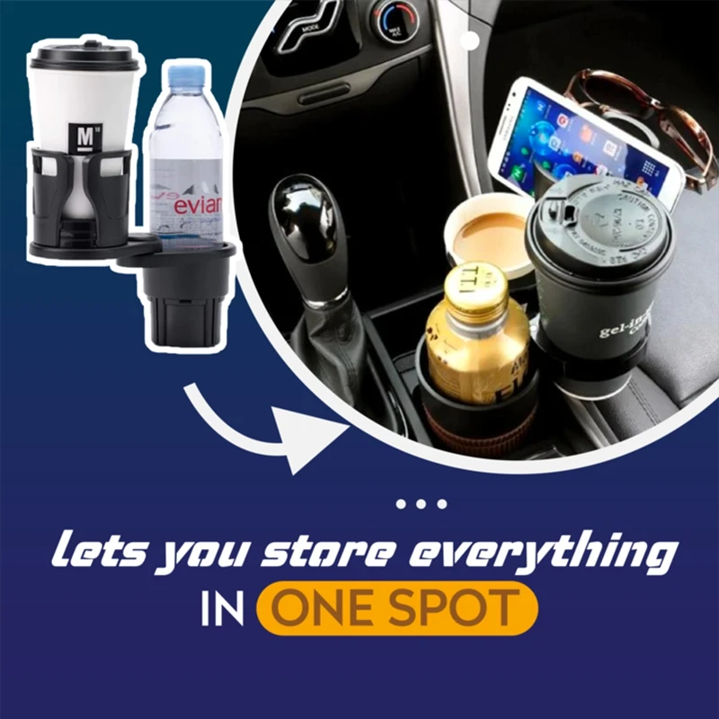 drink holder in car all purpose car cup holder 2 in 1 multifunctional vehicle mounted stand water cup drink bottle organizer free global shipping