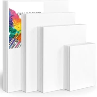 canvas boards for painting white blank canvas panel pack of 6 100 cotton artist canvases pack for painting acrylic paint oil