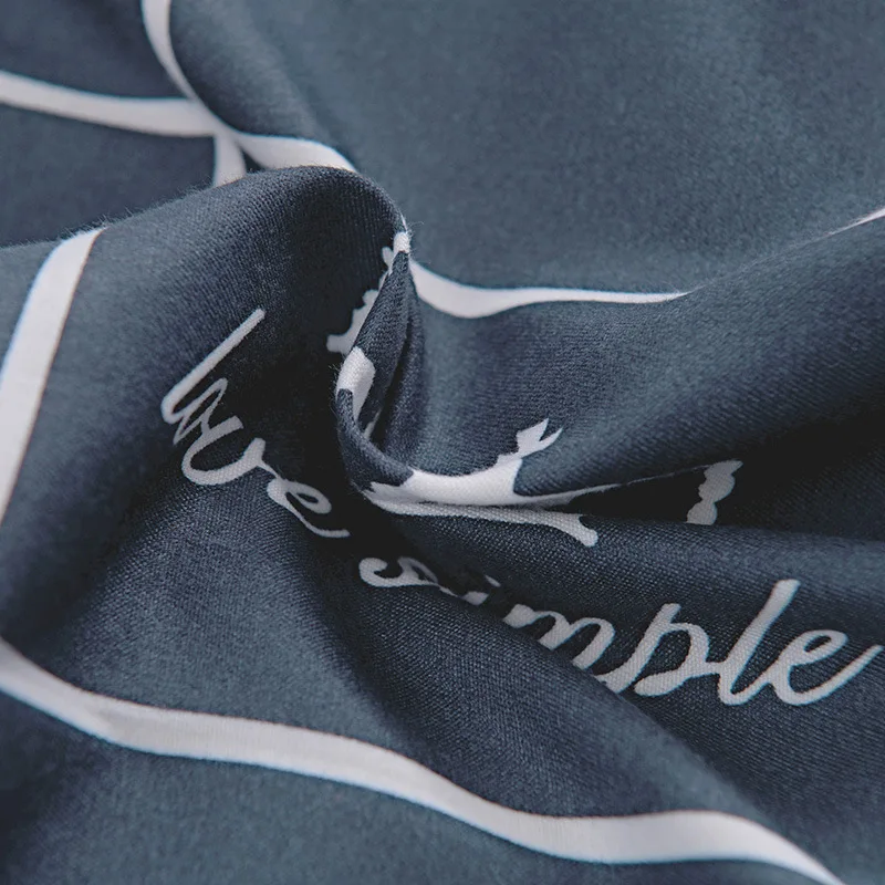 

A Pair 74X48cm Simple Style Wind Modern Simple Breathable Pillowcase Pillow Case