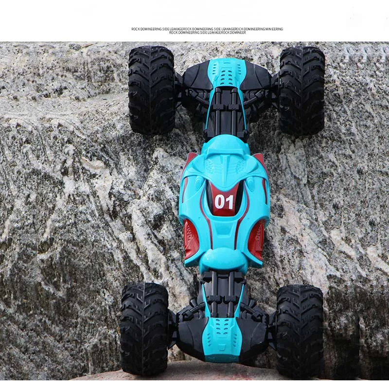 42.CM 1/12 RC 2,4G 4WD металлический пульт дистанционного управления внедорожником автомобильный двусторонний трюк четырехколесный привод скалолазание деформация автомобиль движущаяся детская игрушка