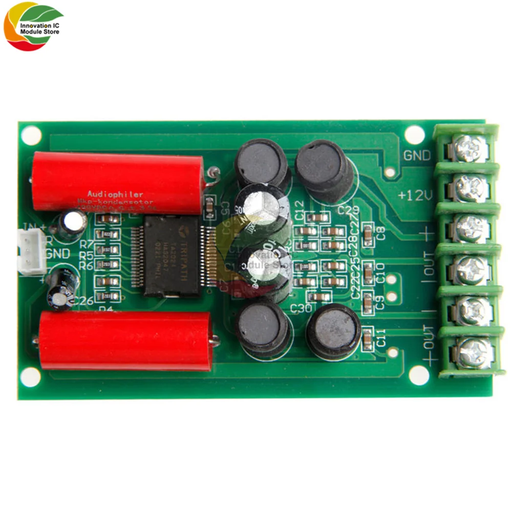 Плата цифрового усилителя мощности TA2024 AMP автомобильная компьютерная лампа мини