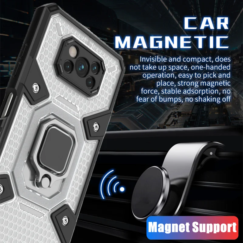 

Armor Case for Xiaomi Poco X3 NFC M3 Pro F3 Case for Redmi Note 10 9 8 Pro 9A 9AT 9C Cover for Xiaomi Mi 11 Ultra 10T Lite 10S