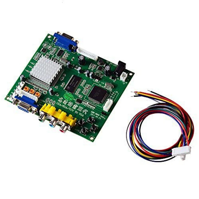 

Arcade Game RGB/CGA/EGA to VGA HD Game Video Output Converter Board for Arcade Game Monitor to CRT LCD PDP Projector
