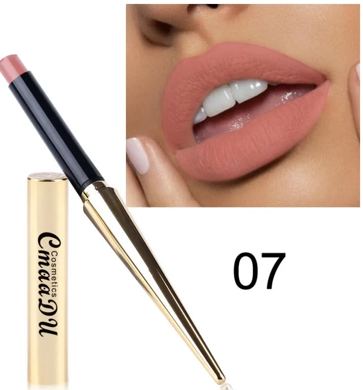 Матовая помада бархатная Сексуальная Красная пигментная губная долговечная