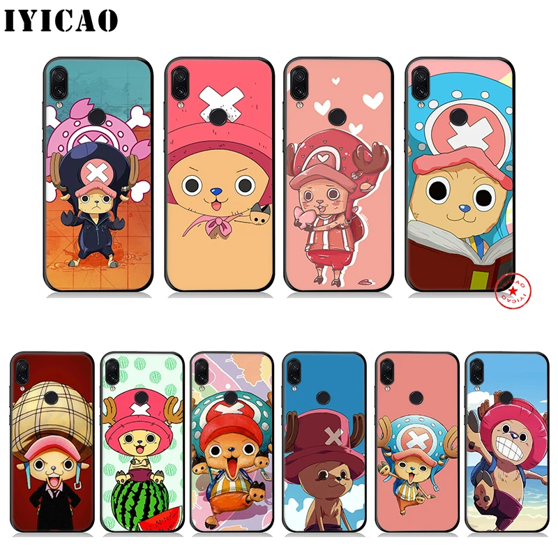 IYICAO Chopper One Piece Cartoon Soft Case for Xiaomi Redmi Note 8 7 6 5 Pro 5A 4X Back Silicone |