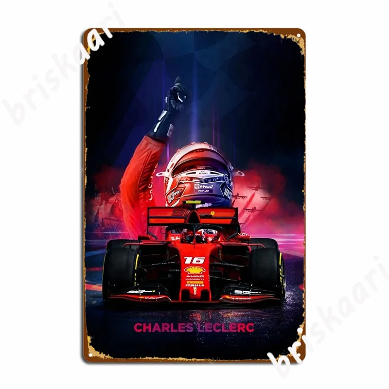 

Charles Leclerc Metal Signs Wall pub Design Plaques Mural Tin sign Posters