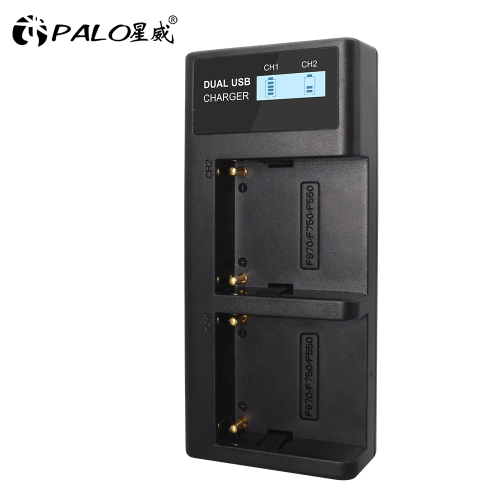 WEIHE100 % оригинальный NP F960 F970 NP-F960 F950 светодиодное USB-зарядное устройство для Sony NP-F970