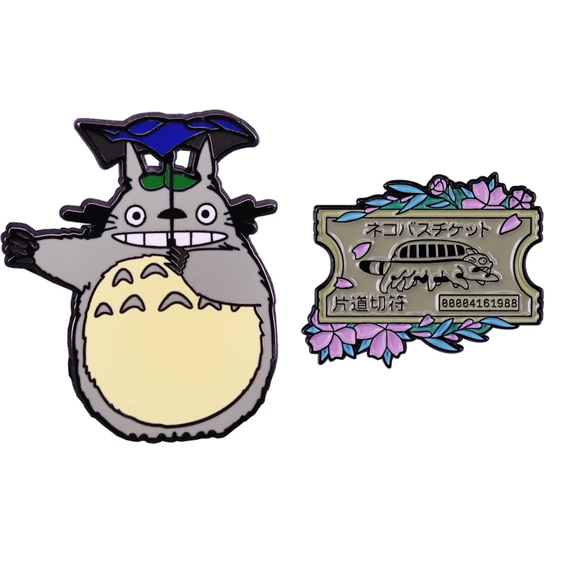 

K3518 Anime Cat Novelty Creative Cute Cartoon Animal Hard Enamel Pin Lapel Pins Badge Brooch Collar Pins Fashion Jewelry Gift