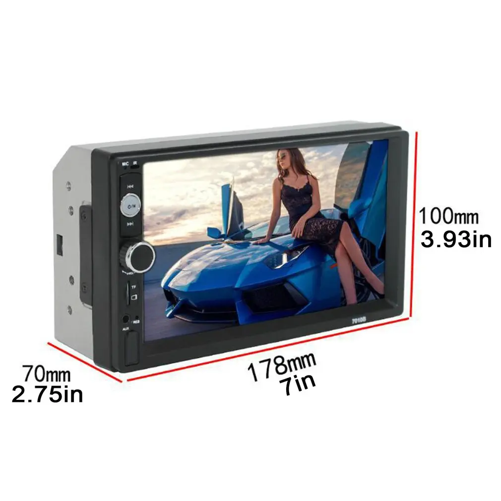 

2 Din Car Radio 7inch High-definition Autoradio Multimedia Player Touch Screen Audio Car Stereo MP5 Wireless