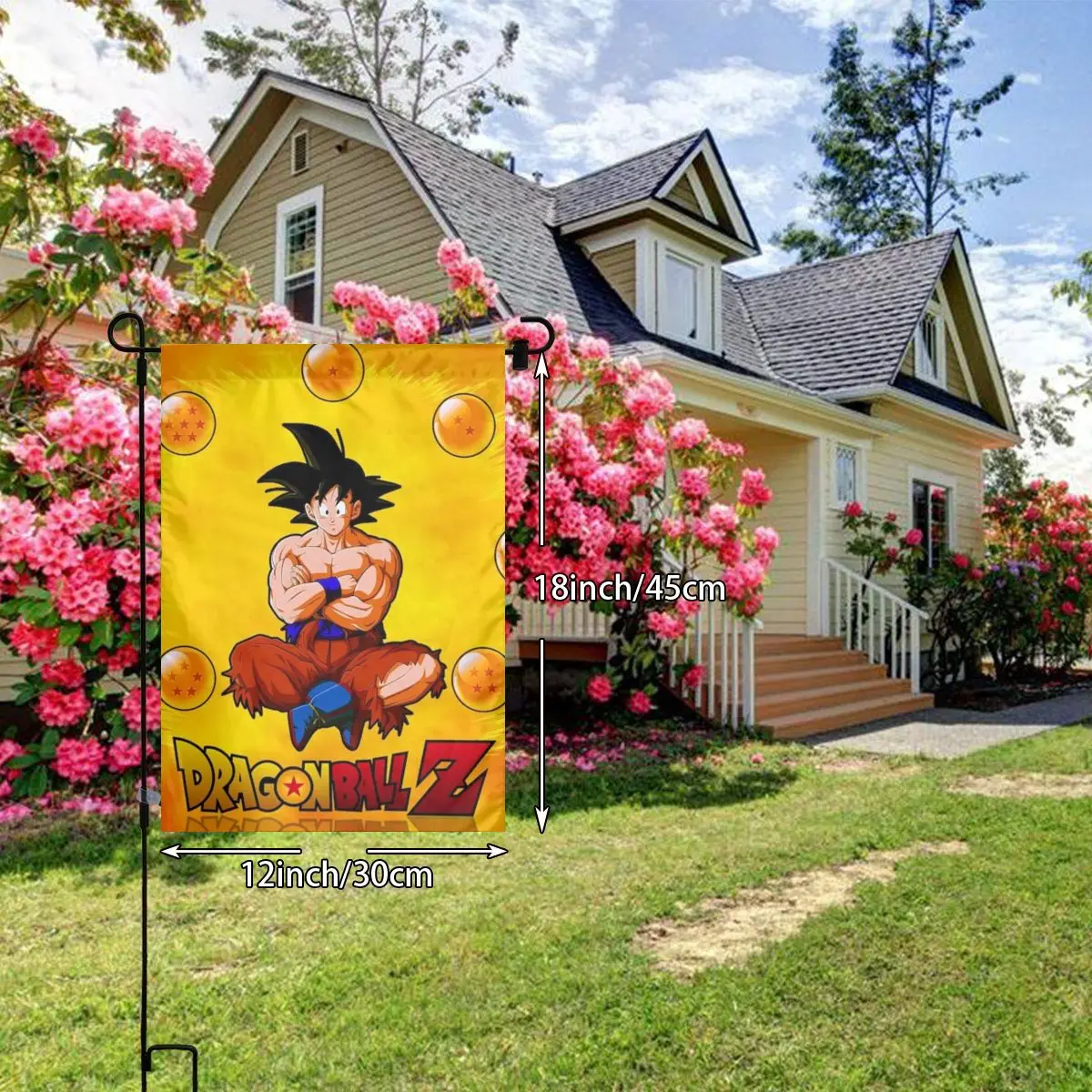 

Monkey King Japanese Cartoon Animation 12*18in Garden Flag