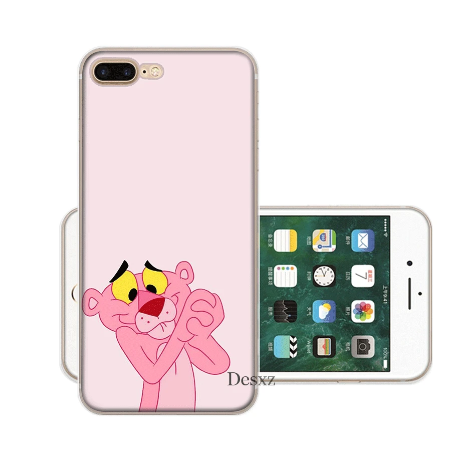 Mobile Phone Case for iPhone 11 Pro X XS Max XR 6 6S 7 8 Plus 5 5S SE Hard Cover Pink Panther Shell Casing | Мобильные телефоны и