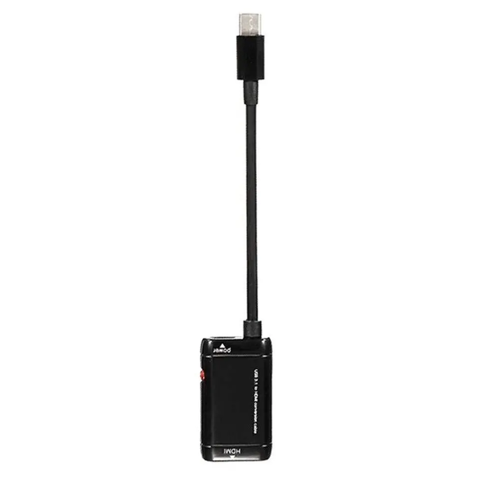 USB-C разветвитель типа C к HDMI с функцией порта питания USB 3 1 Type конвертер папа