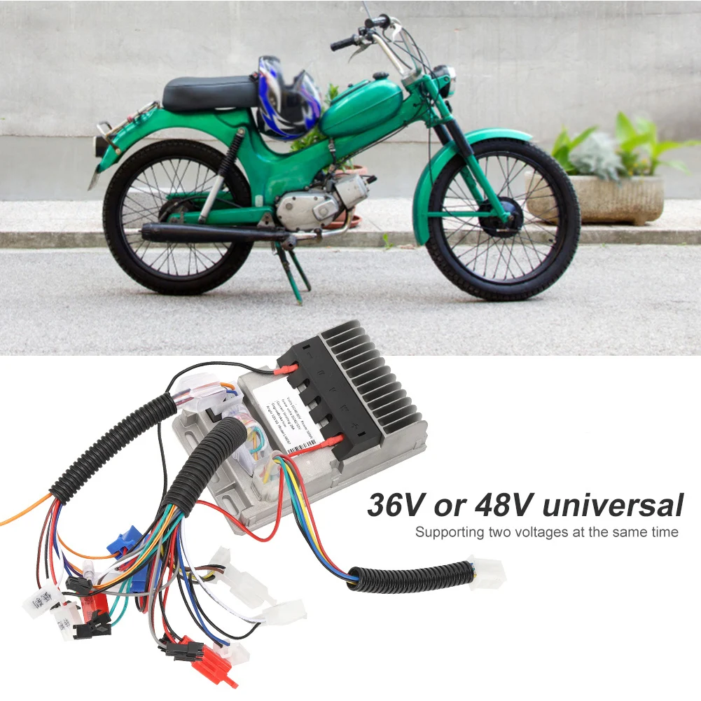 

36V-48V Universal 500W Cast Aluminum Shell Alarm Cruising Scooter Brushless Controller Electric Bike Accessory dustproof