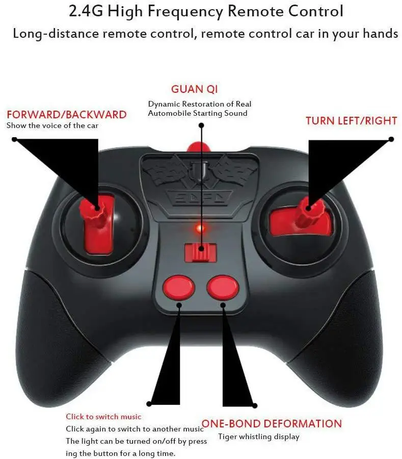 Радиоуправляемая игрушечная машинка для трюков 2 4 ГГц датчик жестов вождение по