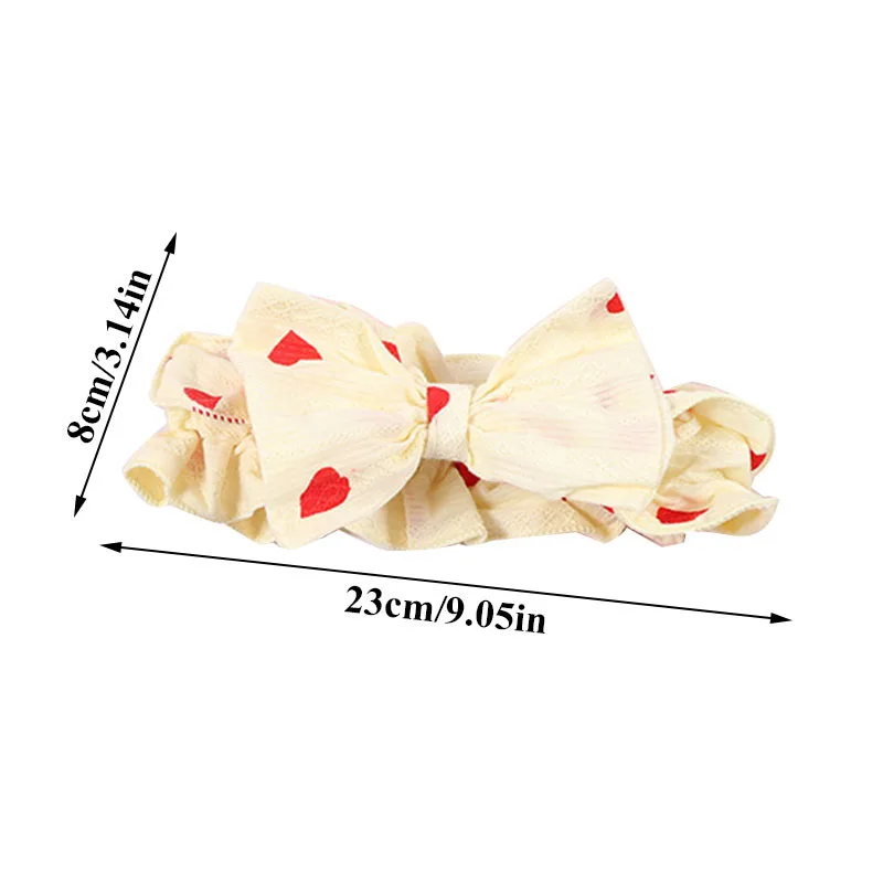 

Cute Big Bow Headband Heart Wash Face Wide Turban Wrap Sweet Butterfly Elastic Hair Band Female Makeup Hairband Hair Accessories