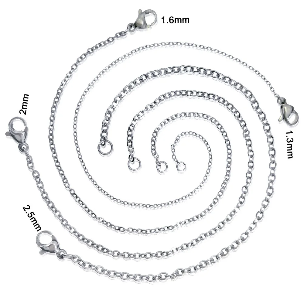 

316L stainless steel Silver tone Women Lady girl chain Bracelet Anklet