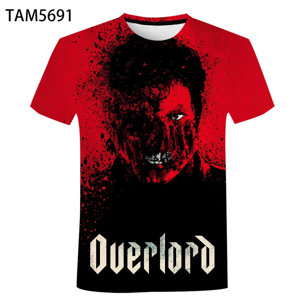 

Anime Overlord Fashion T-shirt Street Cool Top Cassic Japan Men's /women's Children's Skull 3D Boys /girls Short Sleeve Tees