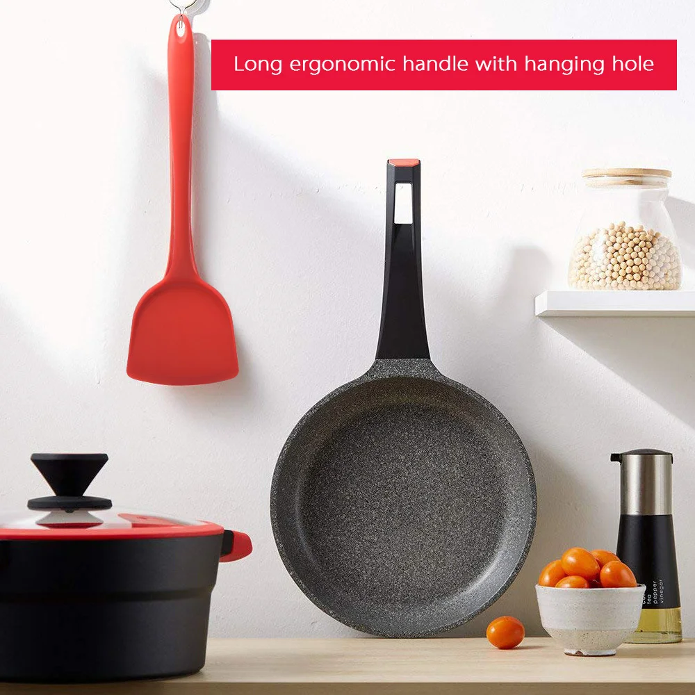 Кухонные силиконовые туроны антипригарная кухонная утварь совок для жареной