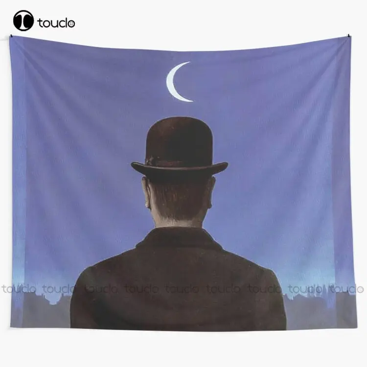 Гобелен на Хэллоуин настенный гобелен Рен магритте для гостиной спальни