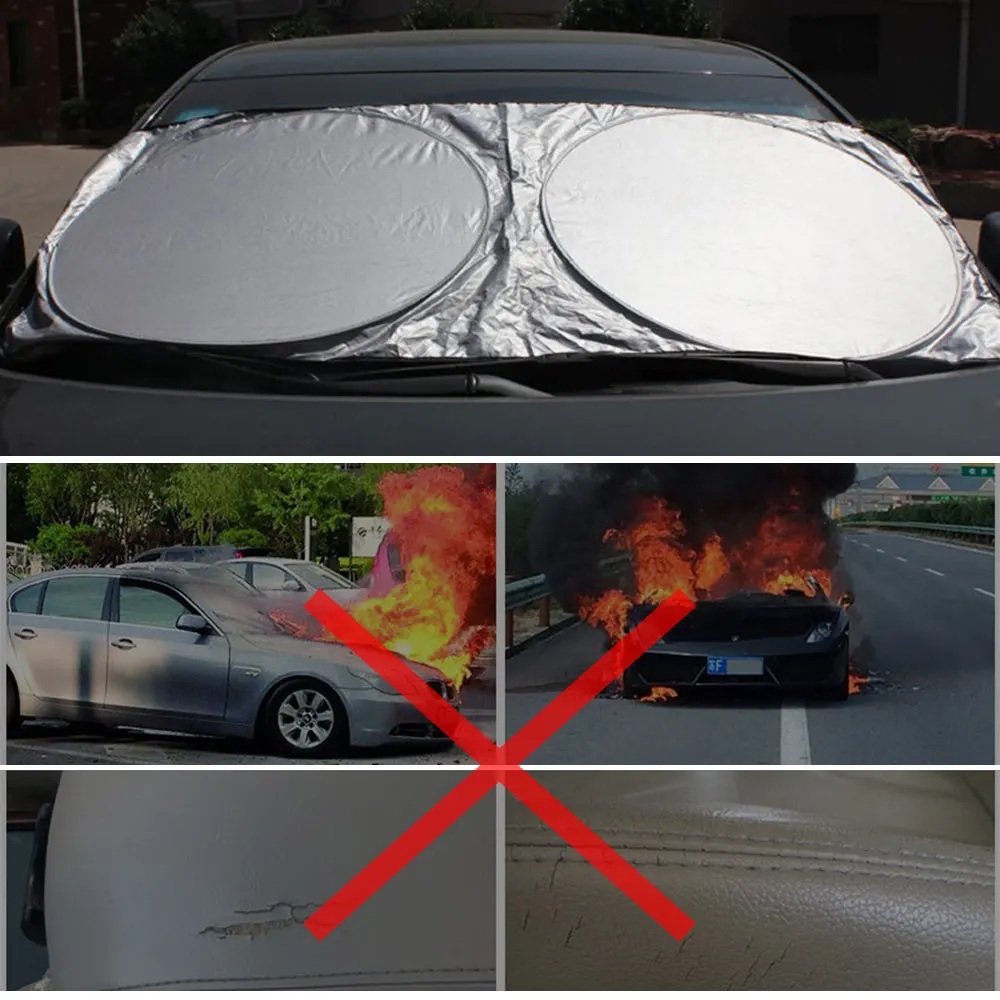 Солнцезащитные блоки для лобового стекла автомобиля защита от УФ-лучей