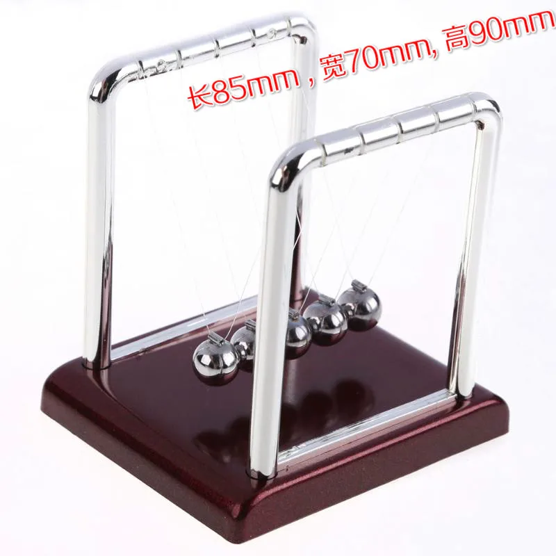 Маятник для науки физики 85*70*90 мм Колыбель Ньютона стальной шарик балансировки