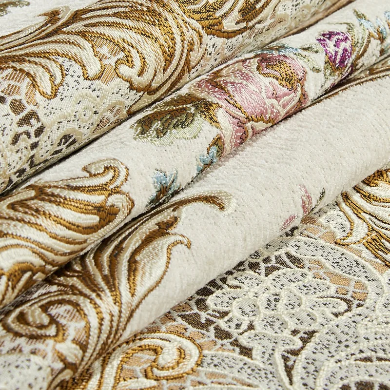 Чехол для 1 2 3 местного дивана из шенили кружевной с цветочным рисунком