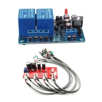 1 set speaker protection board component diy kit 1 pcs ad828 stereo preamp amplifier board