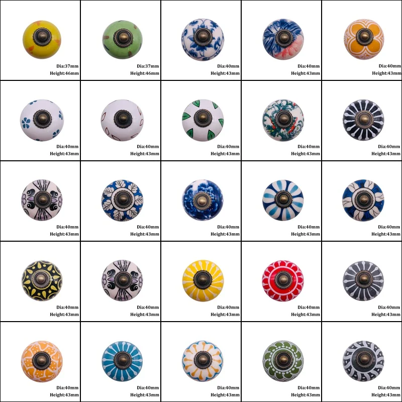 1 шт. керамические ручки для ящиков красочный шкаф аппаратный Mix предназначен