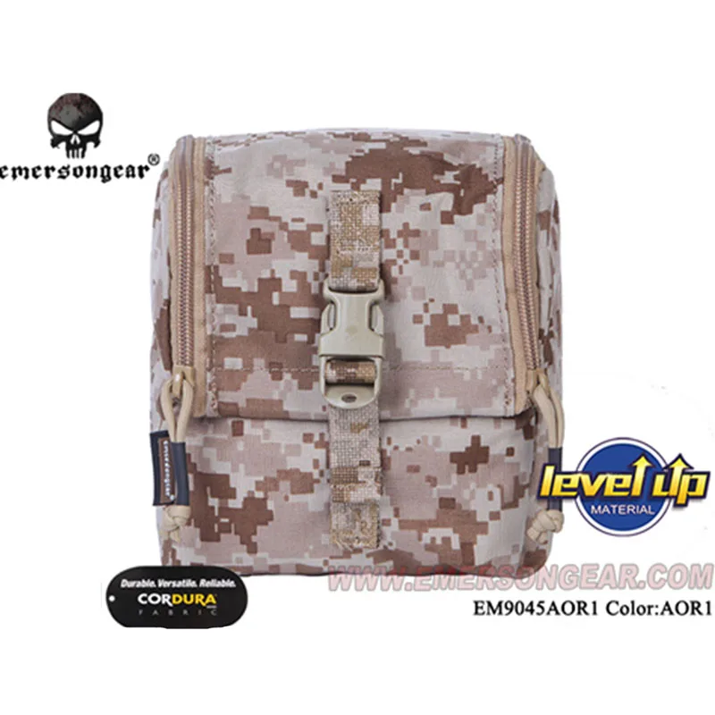 Emersongear Emerson CP стиль многоцелевой GP тактическое назначение Сумка для охоты EDC облегченная модульная система переноски снаряжения инструмент модульная поясная сумка комплект сумка - Цвет: AOR1