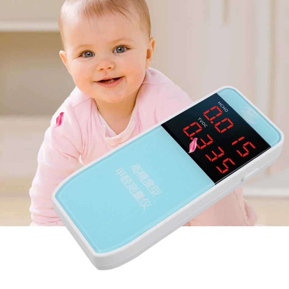 High Precision Formaldehyde Detector Home Air Quality Tester HCHO TVOC Portable Indoor Meter Monitor Professional Multifunction