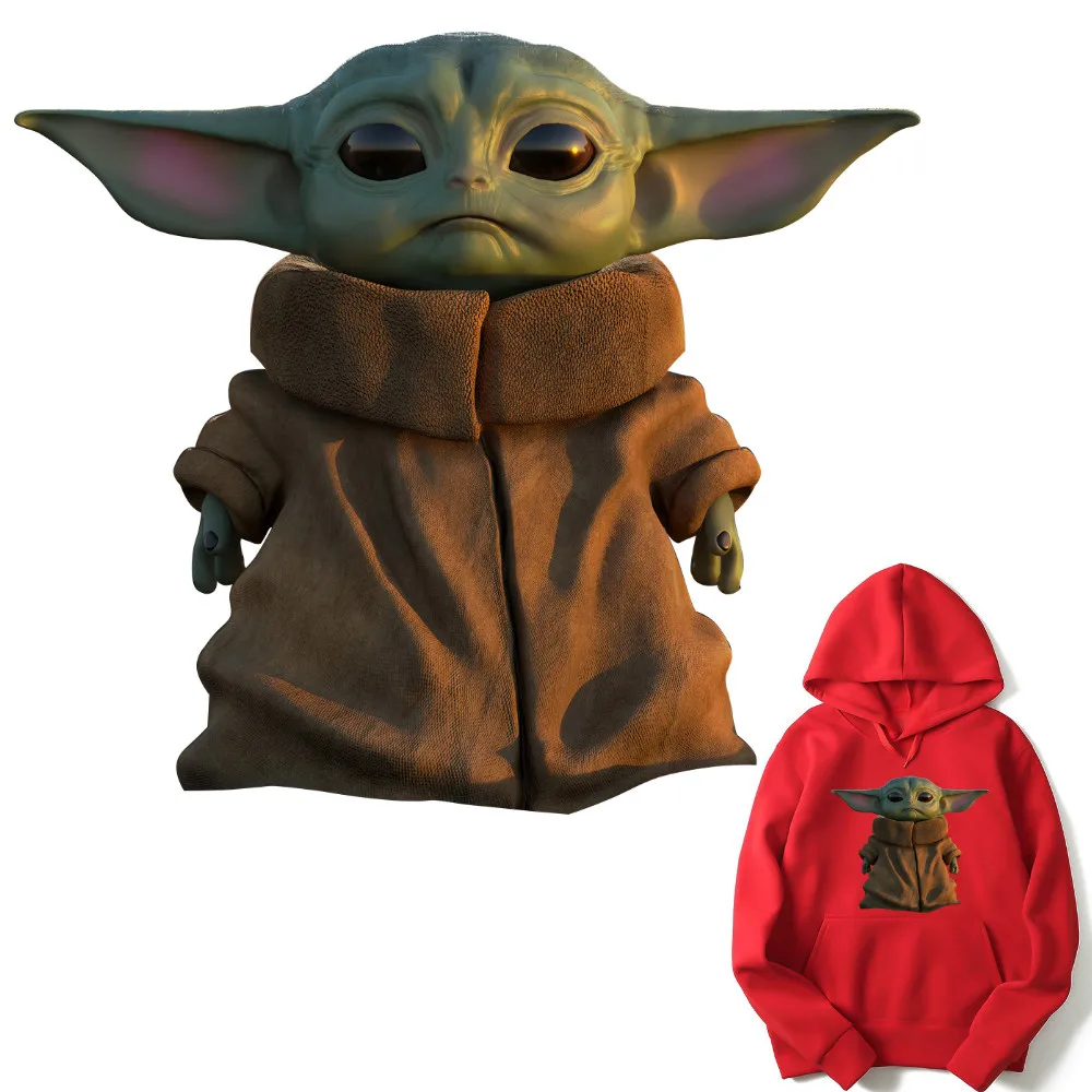 Детские наклейки Mandalorian Yoda нашивки термопереводная куртка аппликация железный