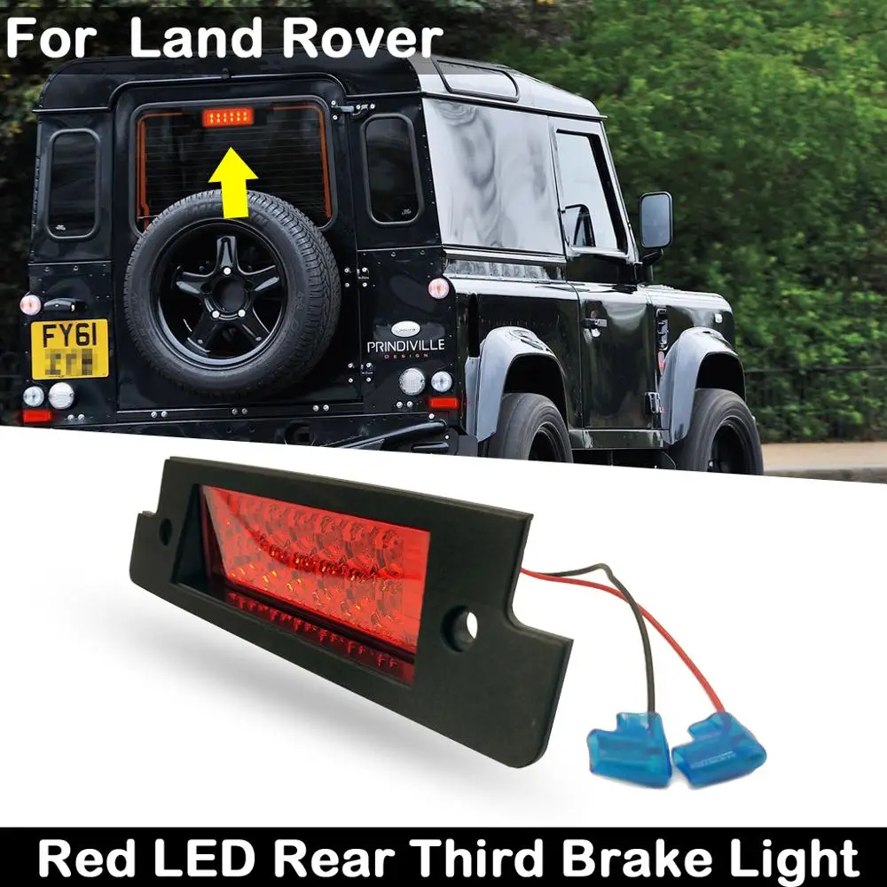 Для Land Rover Discovery I 》 II Defender 90/110 красный светодиодный задний стоп светильник