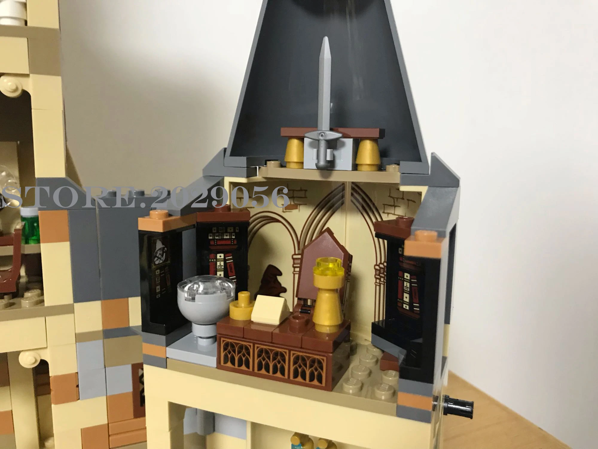 75948 H gwarts башня с часами новая модель замка из фильма Поттер строительные блоки кирпичи 922 шт. игрушки рождественские подарки