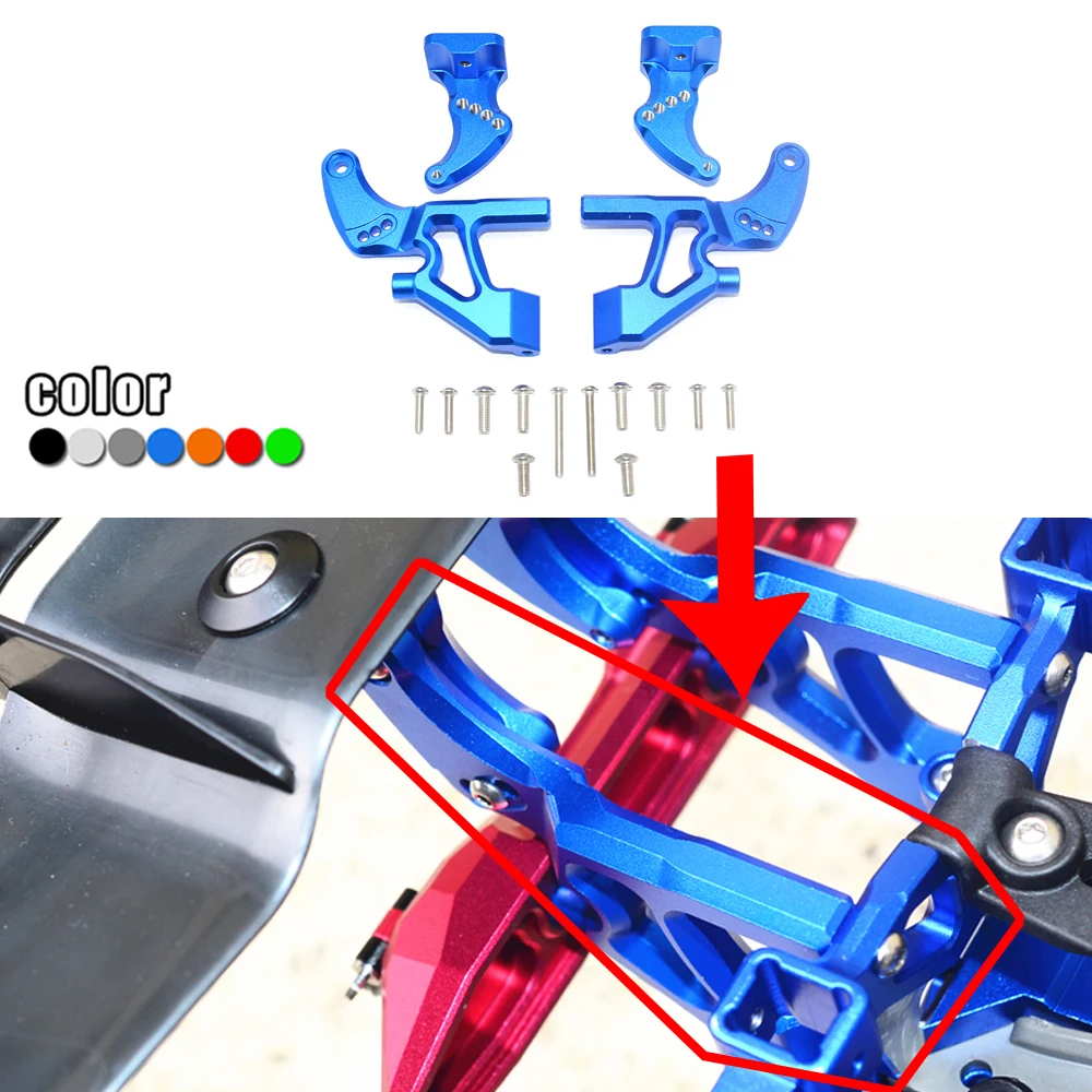 

GPM metal Aluminum alloy adjustable rear bumper rear wing mounting bracket #8616/5413/5411 for 1/10 TRAXXAS E-REVO 2.0 86086-4